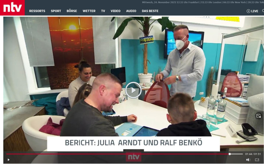 original NTV Reisebericht